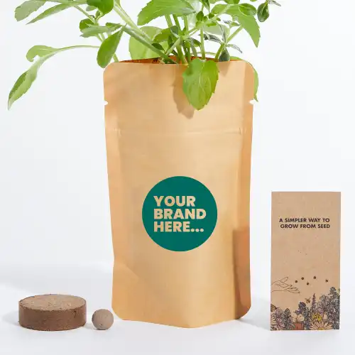 Grow Kit in Kraft Pouch Printed